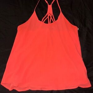 E&M | Women’s Neon Orange Top | Size Small